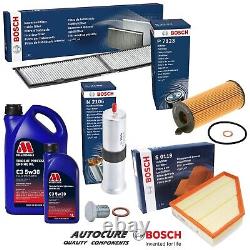 For Bmw 3 Series 320d Sport E91 2008-12 Full Bosch Filter Service Kit & 6l Oil