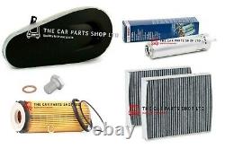 For Bmw 530d Gt F07 Service Filter Kit Oil Air Fuel And Cabin Filter + Plug