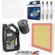 For Ford Fiesta Vignale Mk8 B479 1.0 Petrol Filter Service Kit Bosch Spark Plugs