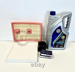 For Vw Polo 1.2 Tsi Mk5 Service Kit With Bosch Spark Plugs & 5l Fully Synth Oil