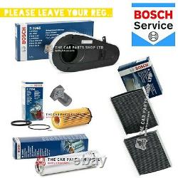 Full Bosch Service Filters Kit To Fit Bmw 730d Msport F01 All Filters & Plug Oe