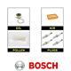 Service Filter Kit FOR PULSAR 1.2 14-ON Oil Air Pollen Cabin Spark Plugs Bosch
