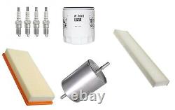 Service Kit Fits Ford Mondeo III 1.8 2.0 Air Oil Fuel Pollen Filter Spark Plugs
